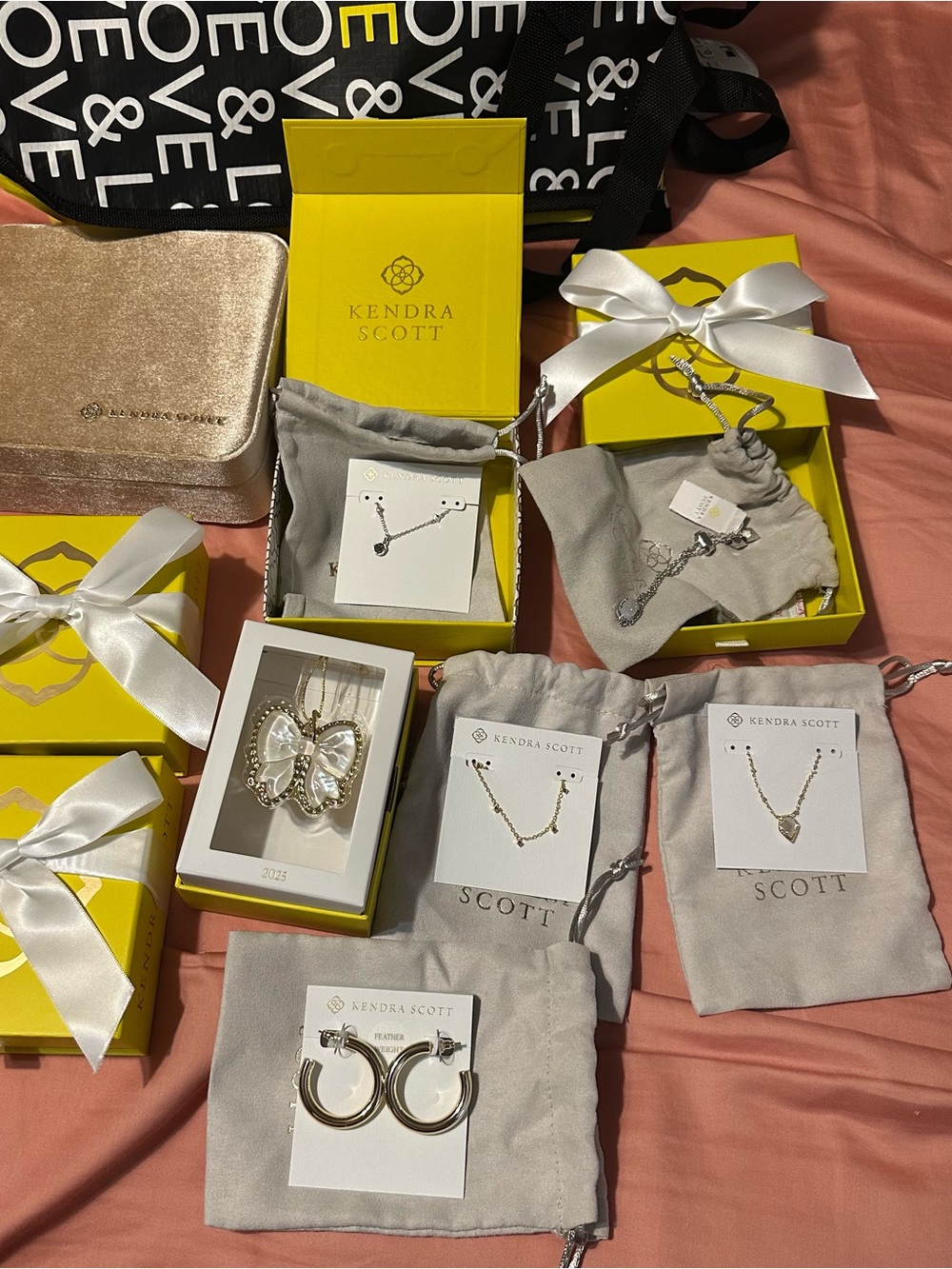 Kendra Scott Jewelry collection and jewelry box